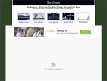 Tablet Screenshot of gunblood.com